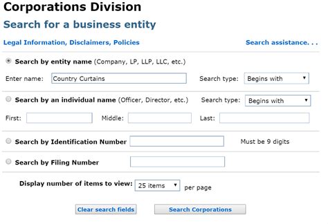 Business Name- The current name of the business as it appears on our records. . Dcca business name search